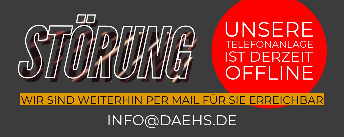Störung DÄHS Störmeldung Telefon Firma Dähs